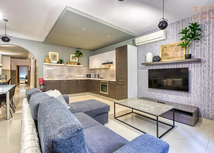 Cosy & Stylish 3Br Home In The Heart Of St\'Julians By 360 Estates