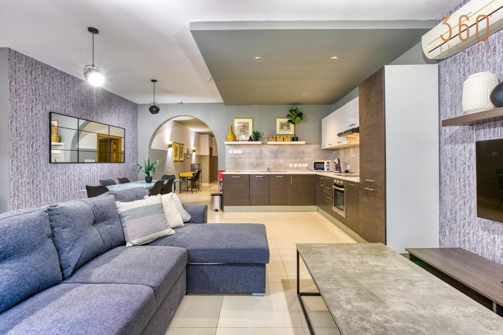 Cosy & Stylish 3br In The Heart Of St'julians By 360 Estates Apartment