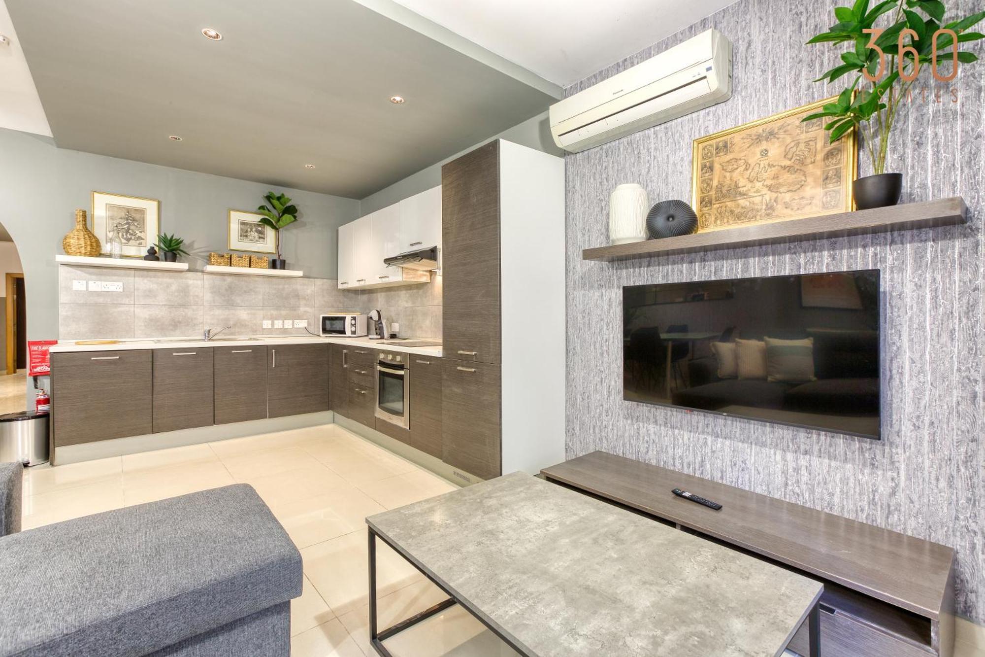 Cosy & Stylish 3br In The Heart Of St'julians By 360 Estates * San Julián