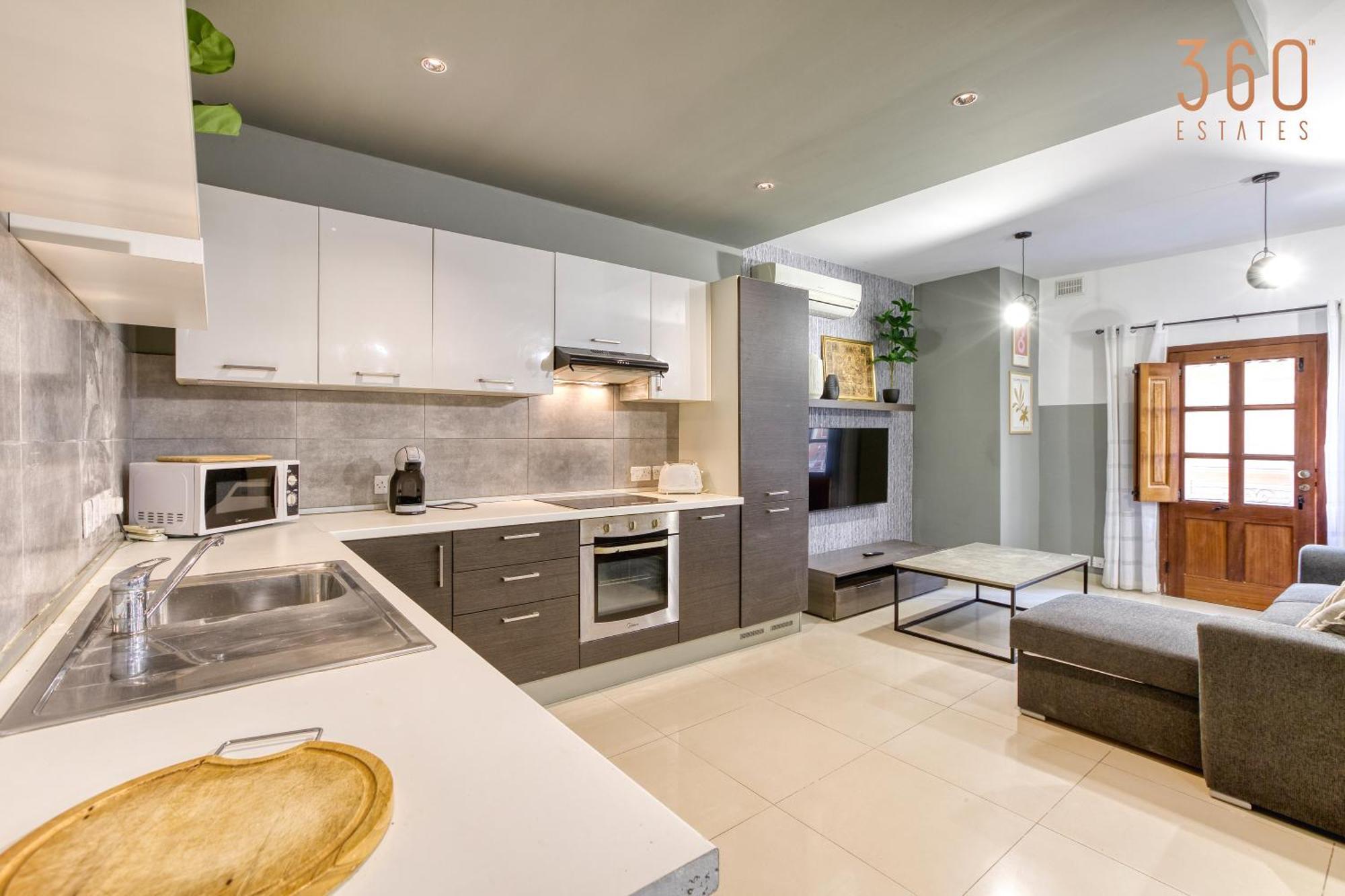 Cosy & Stylish 3br In The Heart Of St'julians By 360 Estates * San Julián